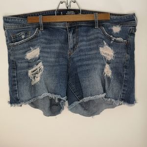 Hollister Slouchy Short Distressed
